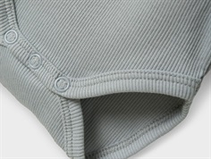 Name It body quarry blå rib med knapper til baby